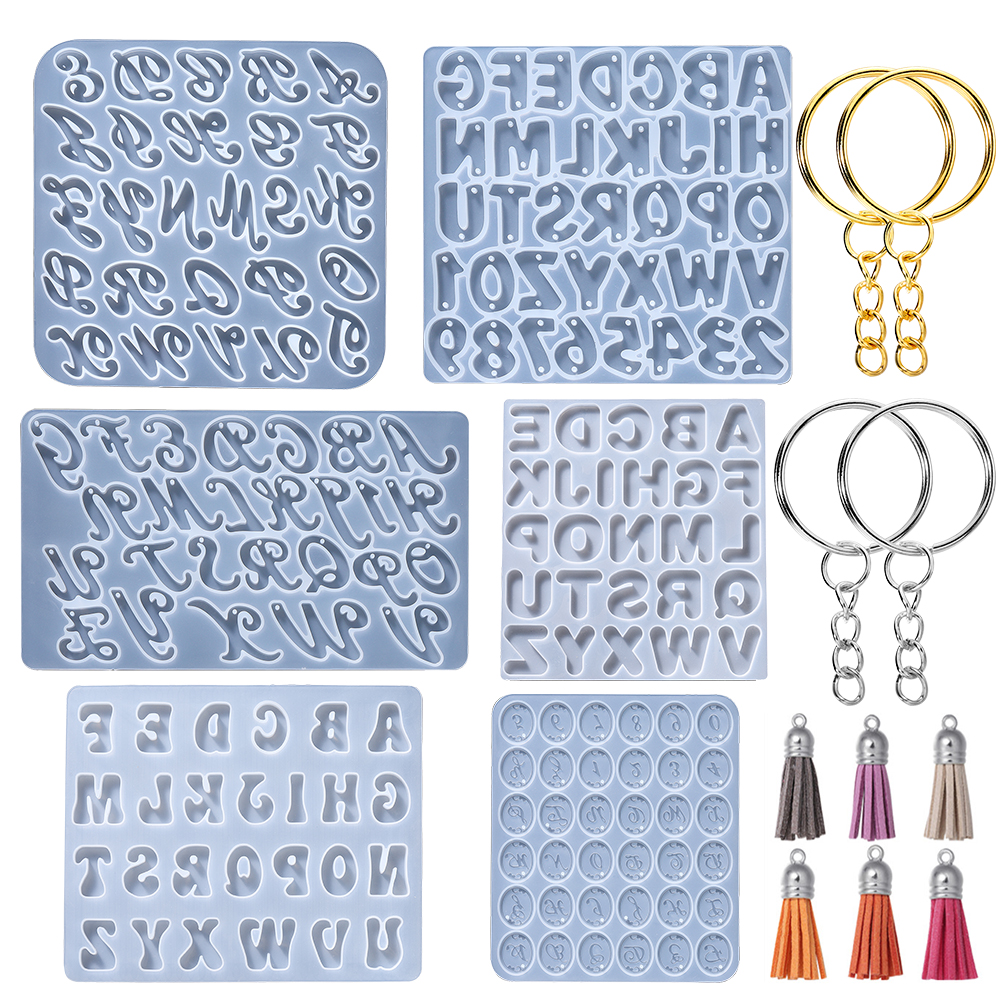 Jewelry Quotes - Alphabet Epoxy Resin Silicone Mold Letter
