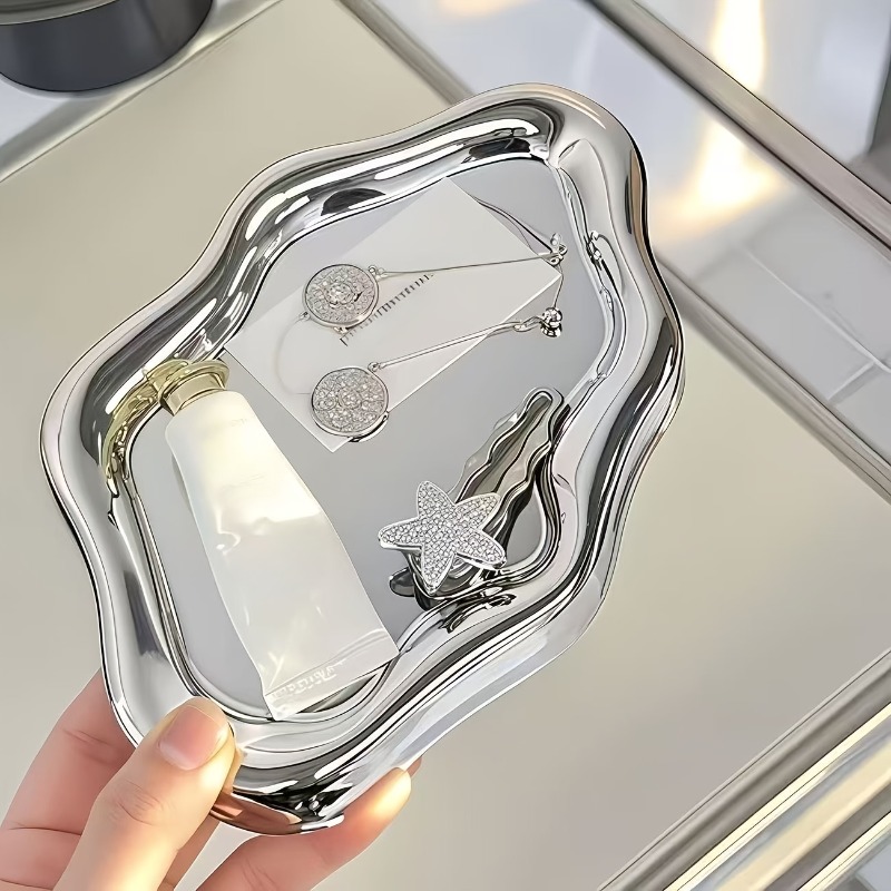 Jewelry Like Watches - Jewelry Tray, Elegant Cloud Hexagon Design,