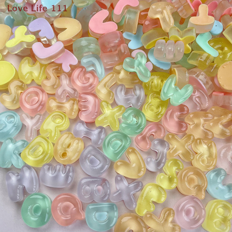 Jewelry Quotes - New20Pcs Mini Letters Mixed Resin Accessories