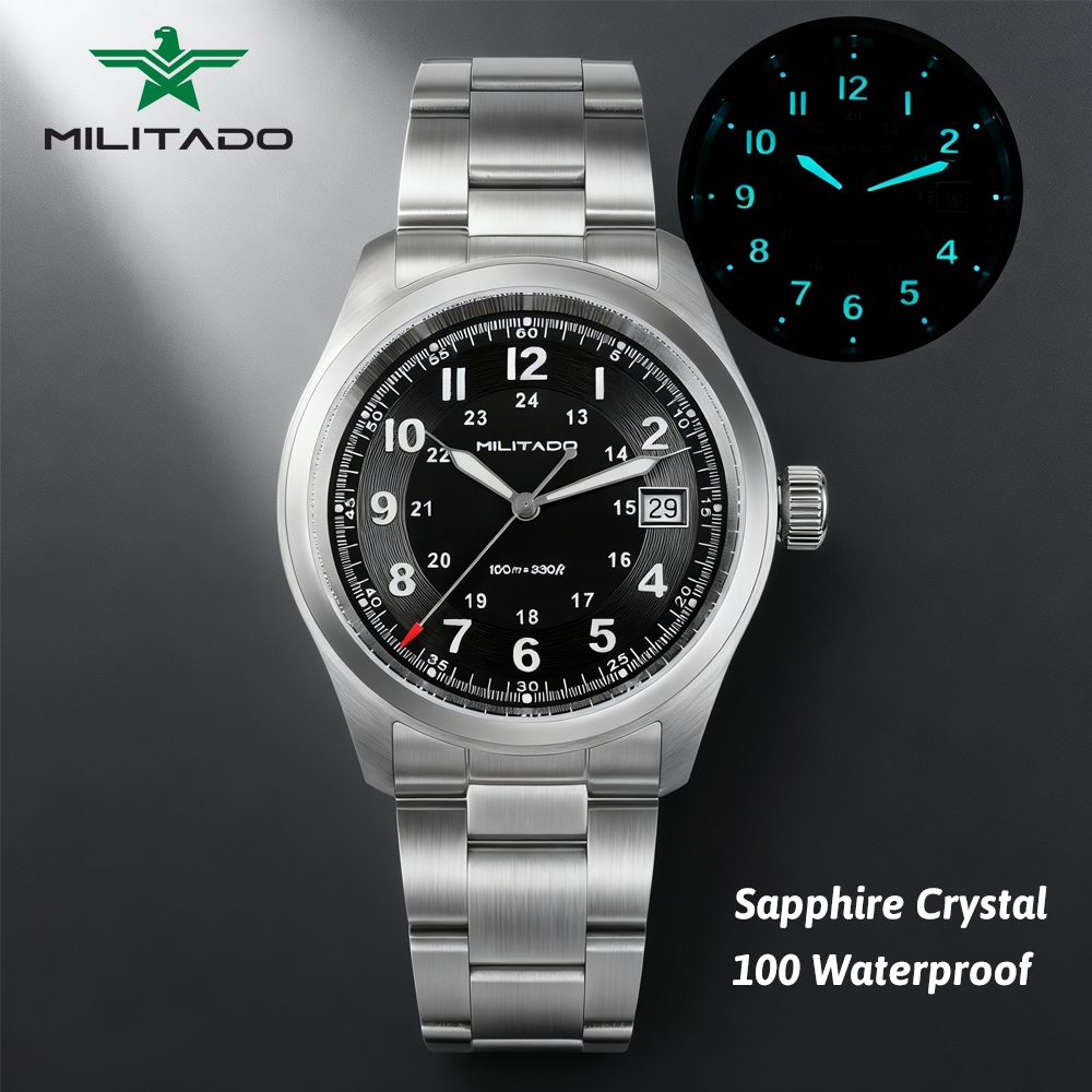 Jewelry Watches Vintage - Militado ML08 Vintage Quartz Watch Ronda