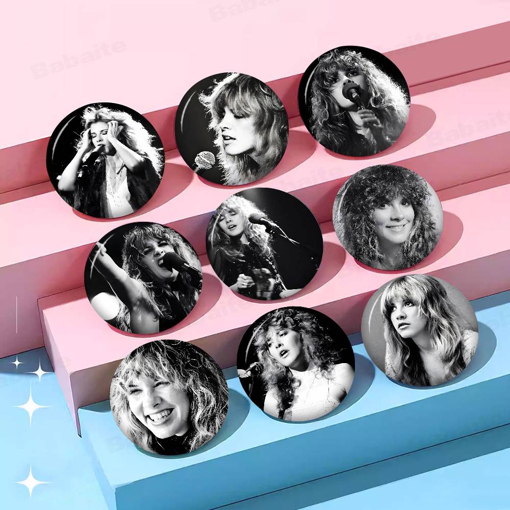 Nick'S Jewelry & Watches Reviews - S-Stevie Nicks Singer Tinplate Soft Button