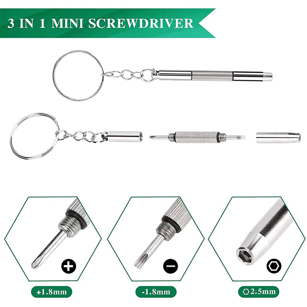 1/2PCS Precision 3 in1 Screwdr - Jewelry Like Watches avis et prix
