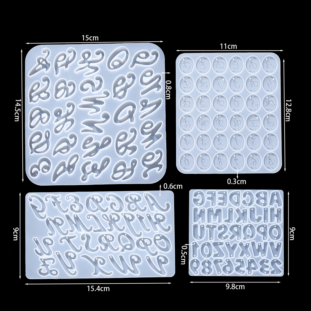 Alphabet Epoxy Resin Silicone  - Jewelry Quotes avis et prix
