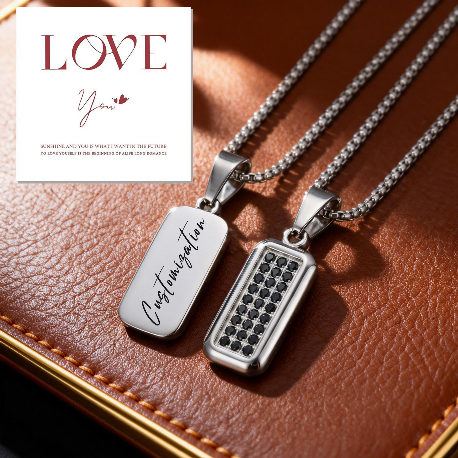 Personalization Dog Tag Neckla - Mens Dog Tag Necklace avis et prix