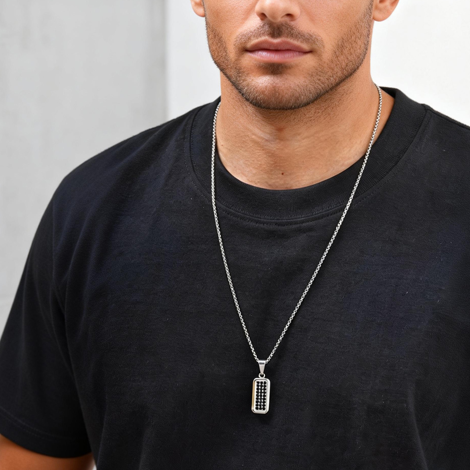 Personalization Dog Tag Neckla - Mens Dog Tag Necklace avis et prix