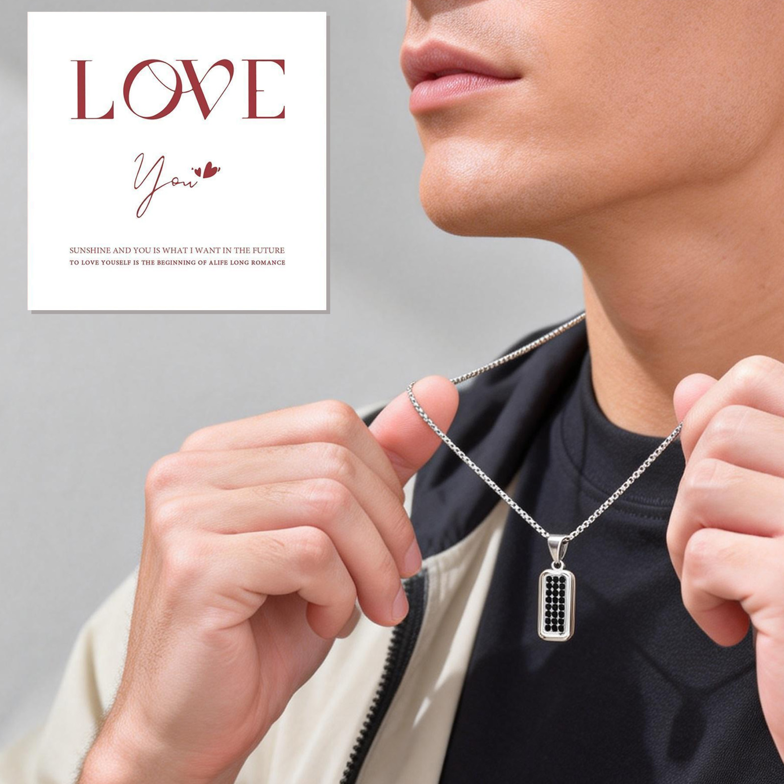 Personalization Dog Tag Neckla - Mens Dog Tag Necklace avis et prix