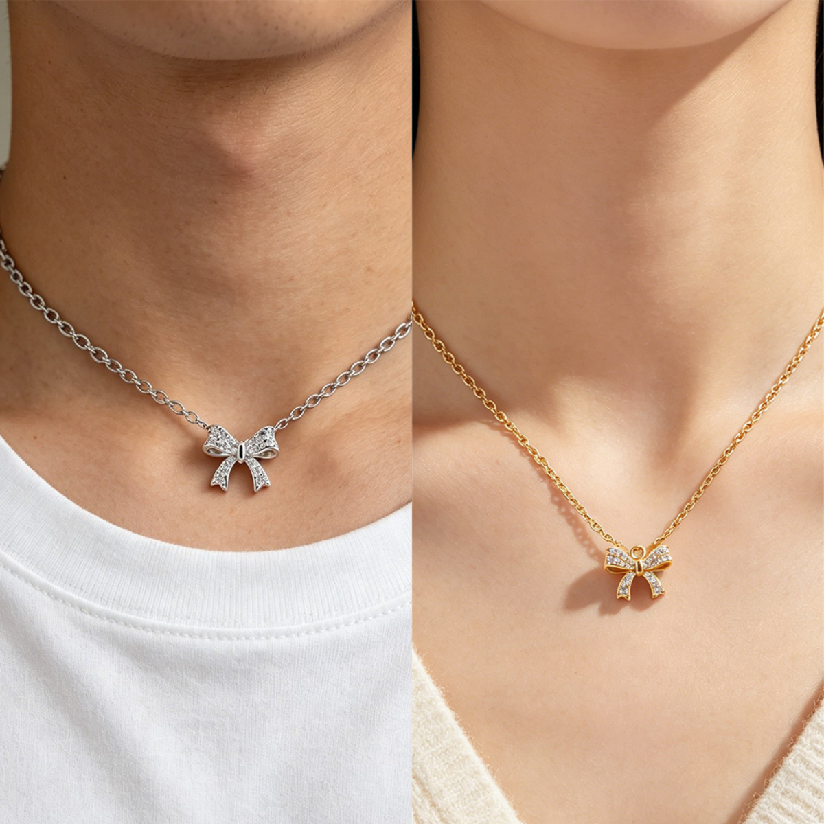 Bow Pendant Necklace with High - Eve Jewelry & Watches Distribuidor Oficial Rolex avis et prix