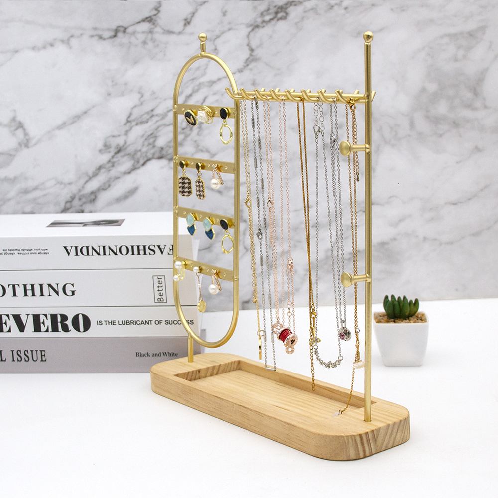 1 desktop solid wood base jewe - Jewelry And Watches Store avis et prix