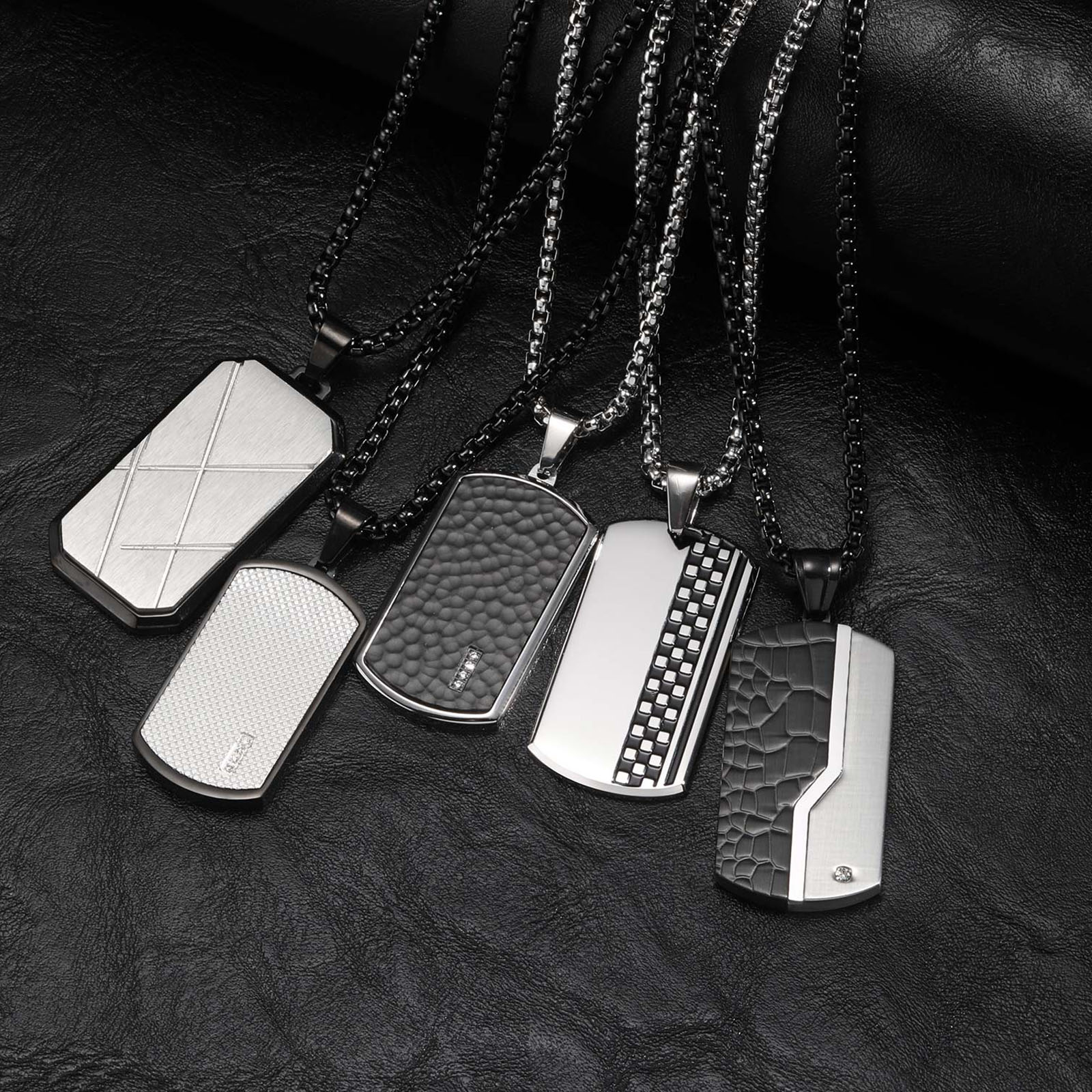 Stylish Mens Pendant Necklace, - Mens Dog Tag Necklace avis et prix