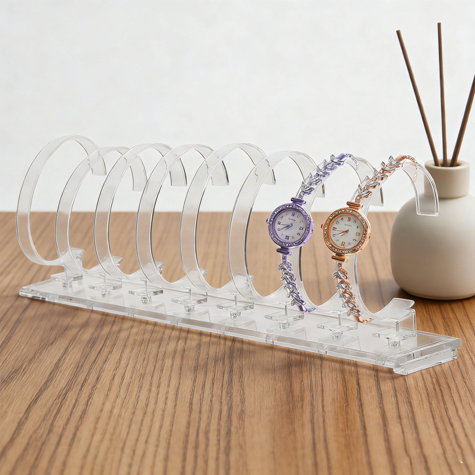 Clear 8-Position Watch Display - Jewelry And Watches Store avis et prix