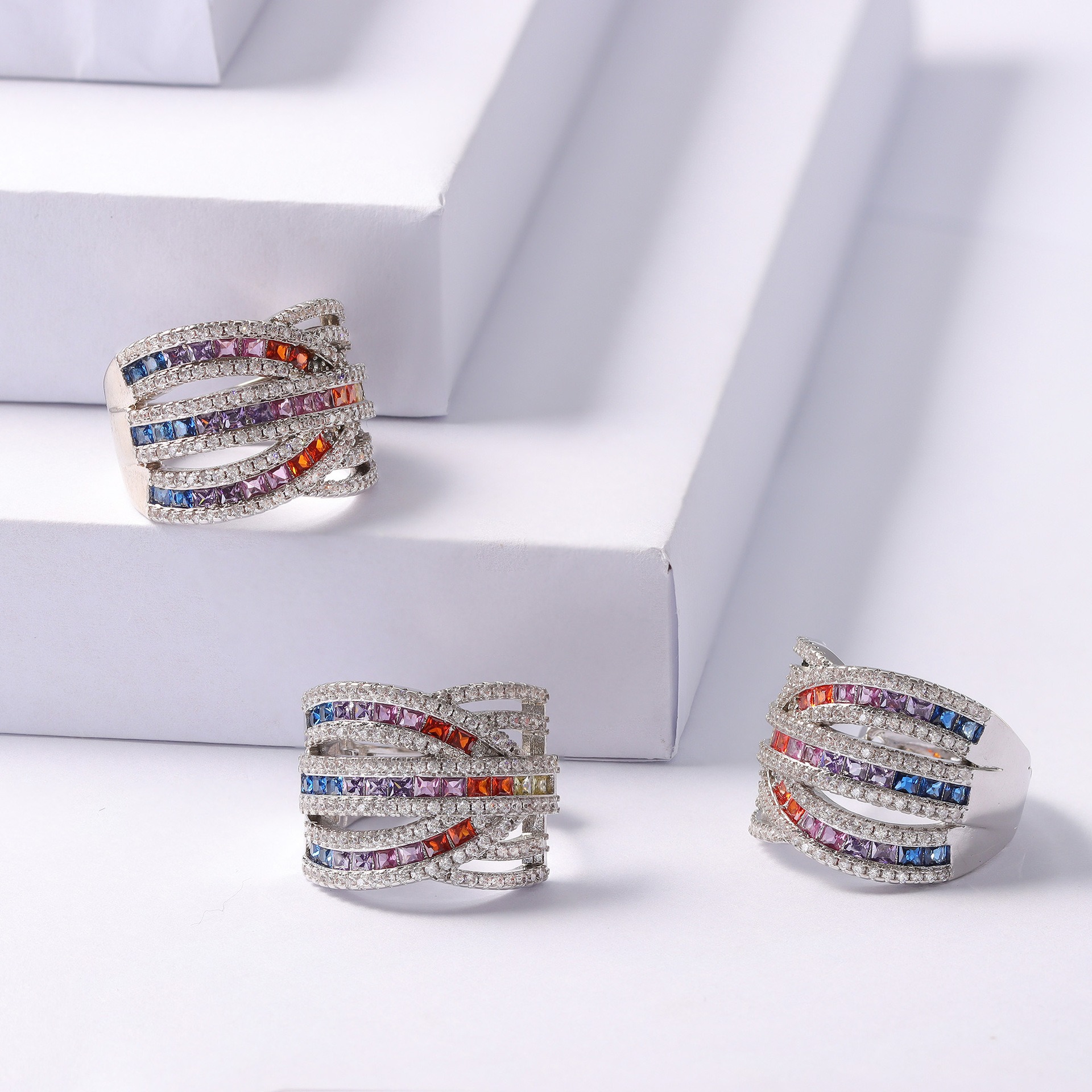 Colorful Ring for Women sparli - Eve Jewelry & Watches Distribuidor Oficial Rolex avis et prix
