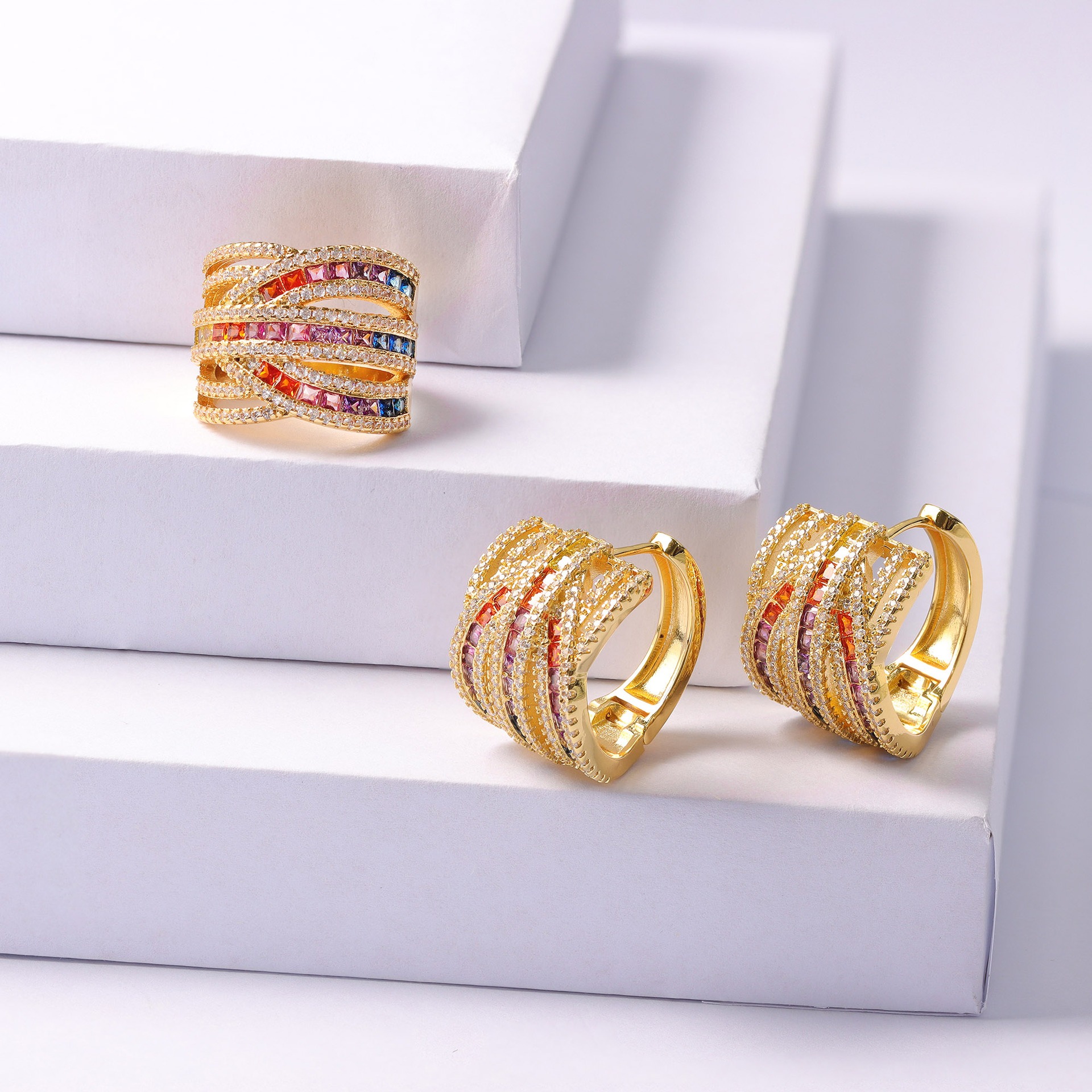 Colorful Ring for Women sparli - Eve Jewelry & Watches Distribuidor Oficial Rolex avis et prix