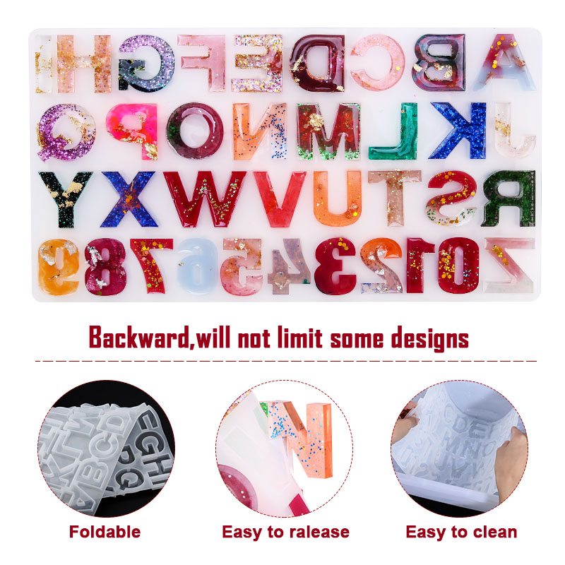 Alphabet Epoxy Resin Mold Kit  - Jewelry Quotes avis et prix