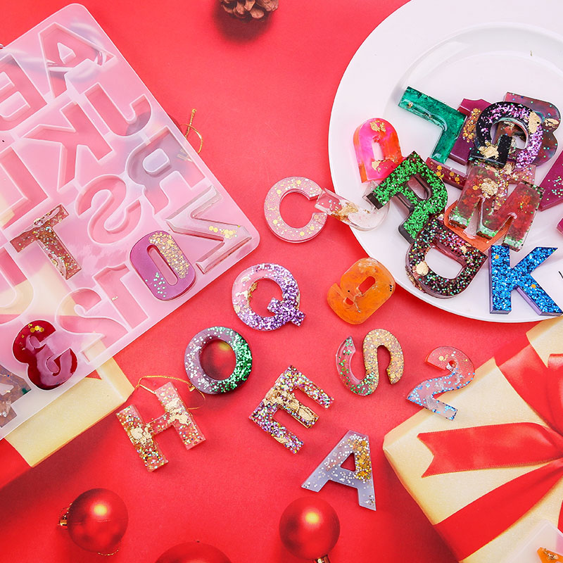 Alphabet Epoxy Resin Mold Kit  - Jewelry Quotes avis et prix