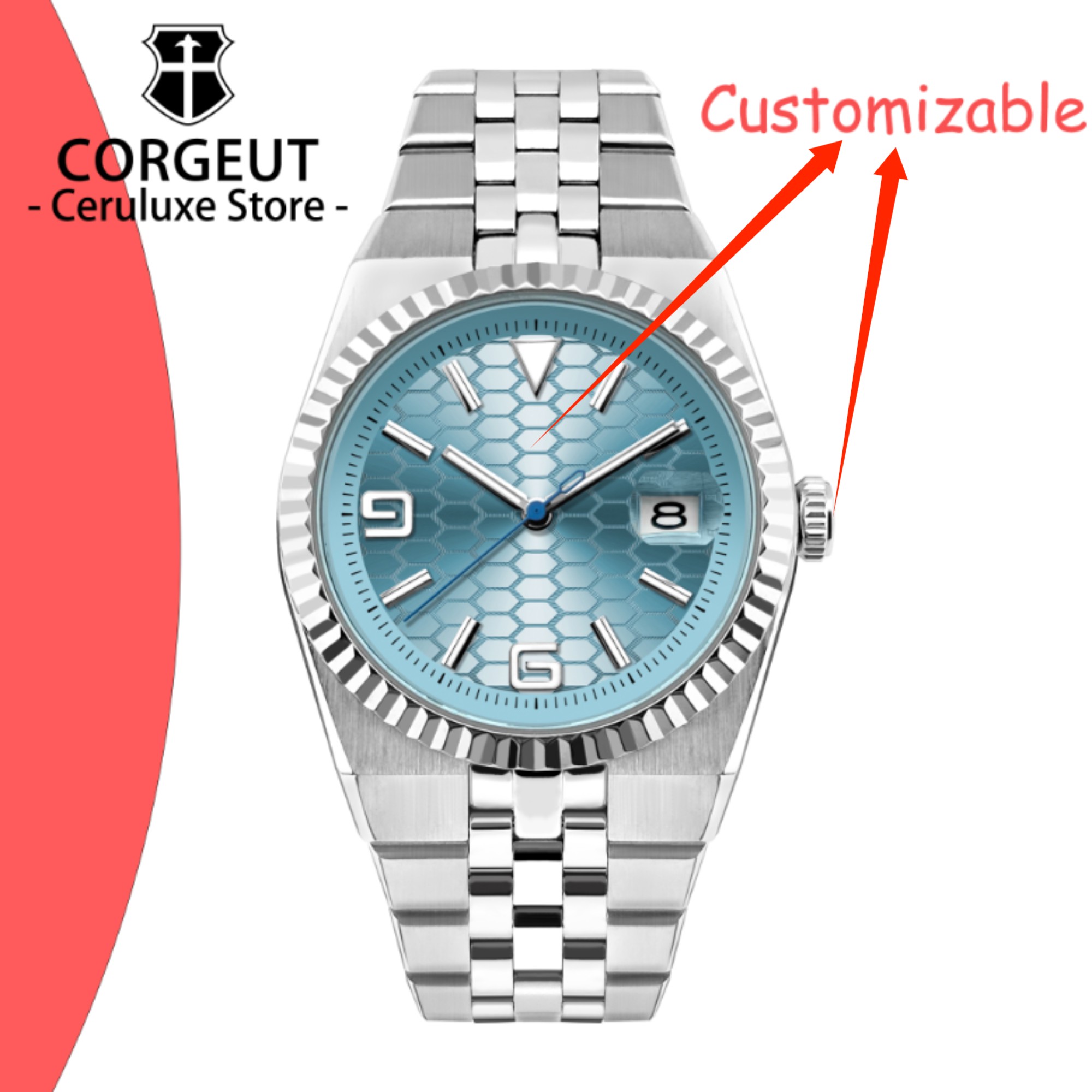 CUSTOM Logo Diy 40mm NH35 Mech - Jewellery Watches avis et prix