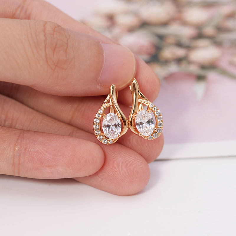 AAA+ Zircon Hoop Earrings for  - Nick'S Jewelry & Watches Reviews avis et prix