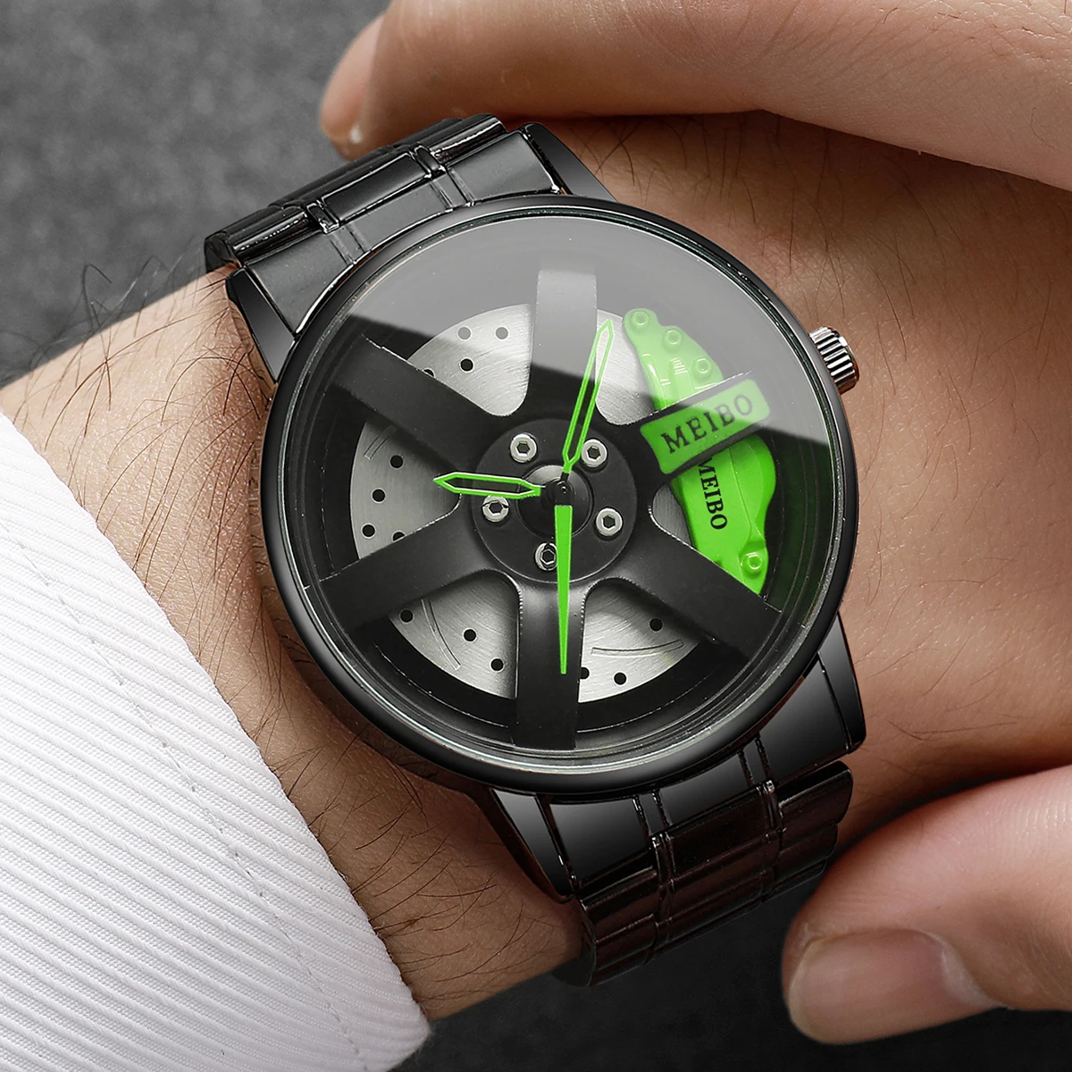 4PCS/Set Fashion 3d Car Wheel  - Mystery Jewelry Jar Watches avis et prix