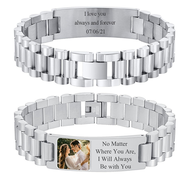 Custom Picture Text Bracelet W - Jewelry Like Watches avis et prix