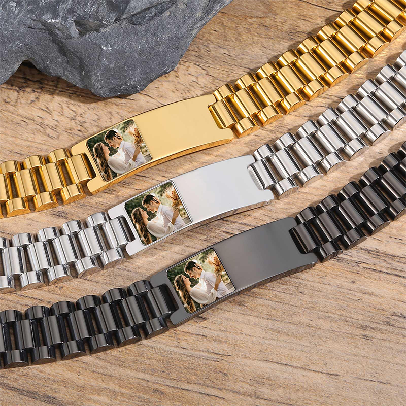 Custom Picture Text Bracelet W - Jewelry Like Watches avis et prix