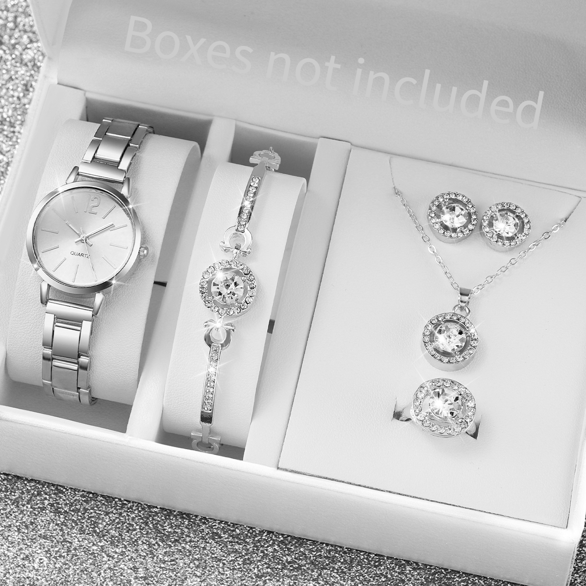 6PCS/Set Women Watches Fashion - Mystery Jewelry Jar Watches avis et prix