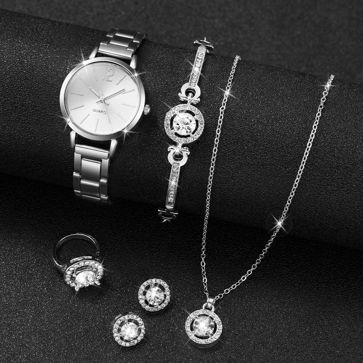 6PCS/Set Women Watches Fashion - Mystery Jewelry Jar Watches avis et prix