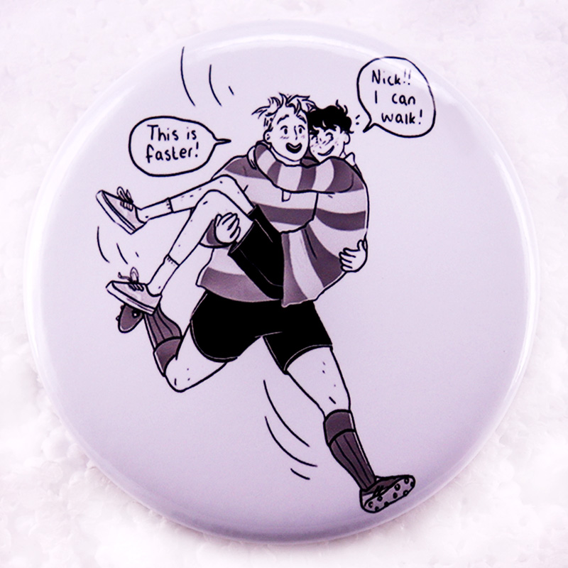 Heartstopper Pinback Button Pi - Nick'S Jewelry & Watches Reviews avis et prix