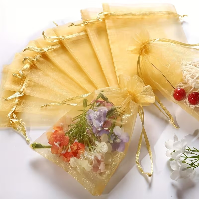 500pcs GOLD Organza Jewelry Po - Eve Jewelry & Watches Distribuidor Oficial Rolex avis et prix