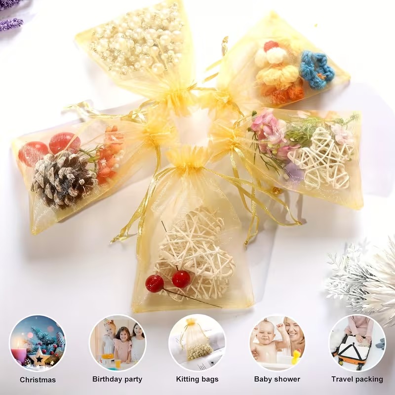500pcs GOLD Organza Jewelry Po - Eve Jewelry & Watches Distribuidor Oficial Rolex avis et prix
