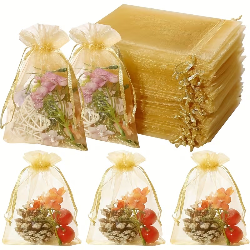 500pcs GOLD Organza Jewelry Po - Eve Jewelry & Watches Distribuidor Oficial Rolex avis et prix