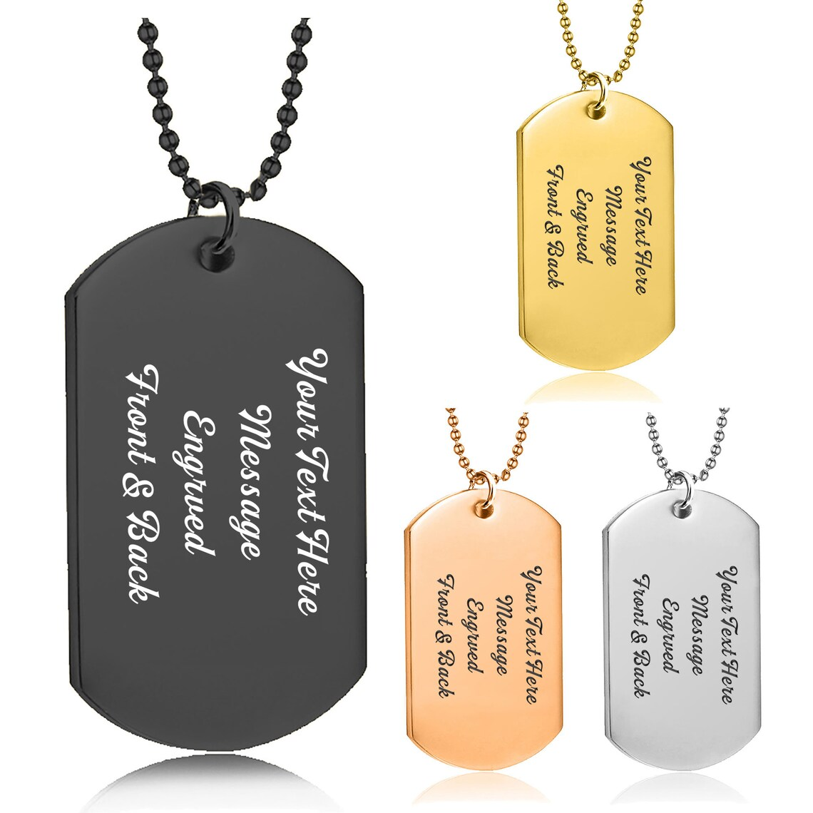 Personalized Dog Tags Customiz - Mens Dog Tag Necklace avis et prix