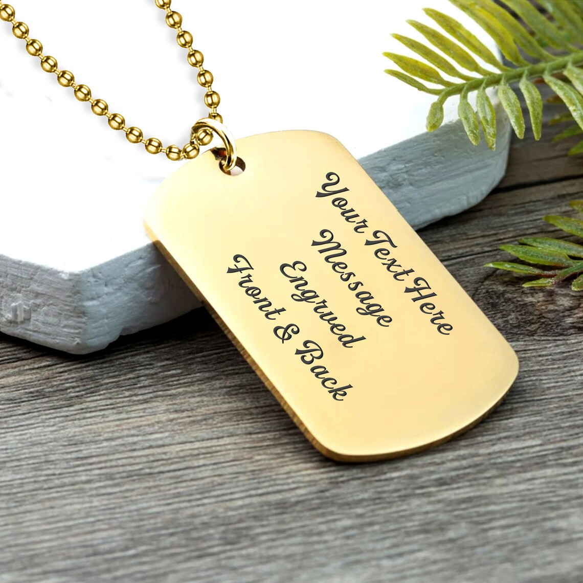 Personalized Dog Tags Customiz - Mens Dog Tag Necklace avis et prix