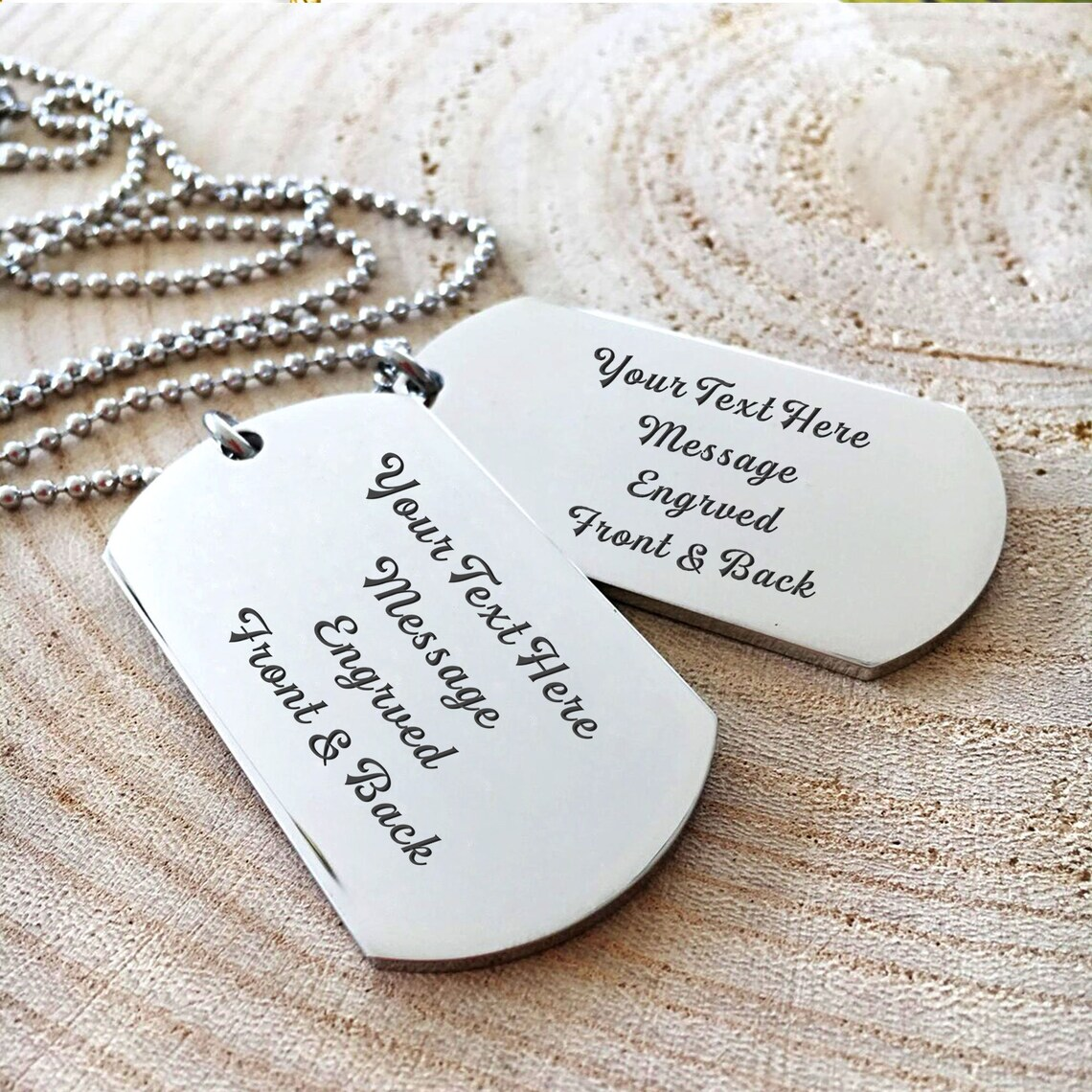 Personalized Dog Tags Customiz - Mens Dog Tag Necklace avis et prix