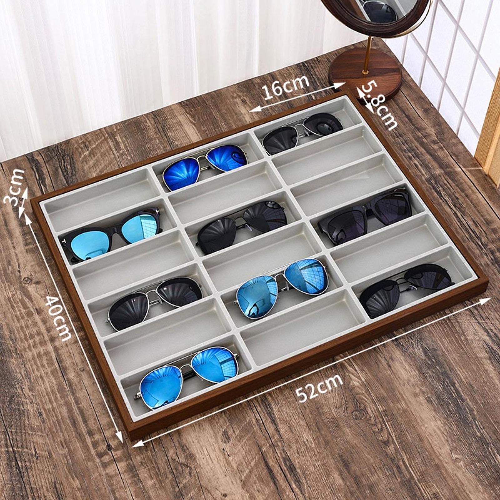 Eyeglass Organizer Box 18 Comp - Jewelry Eyewear Watches & Accessories avis et prix