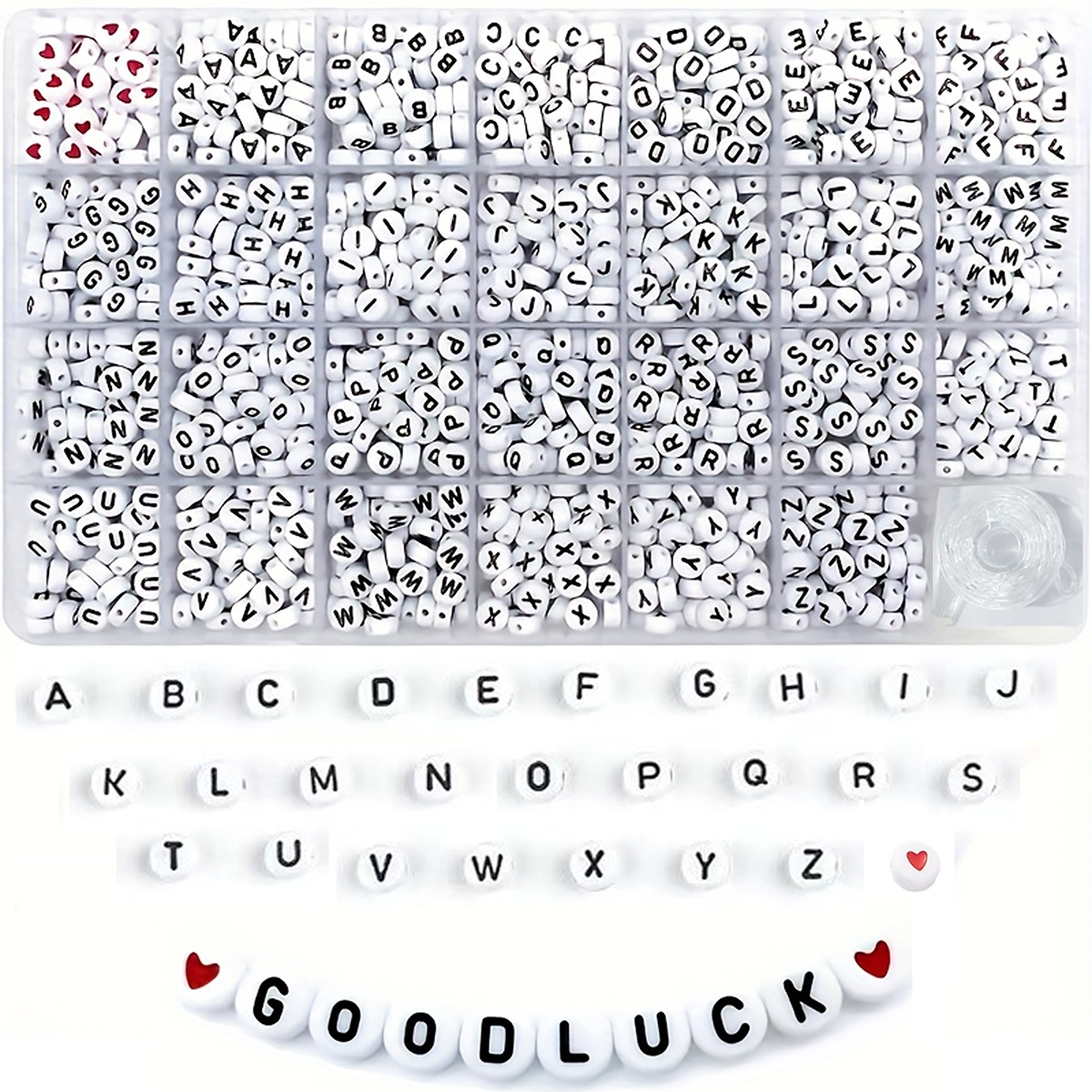 1300 4x7 round acrylic letter  - Jewelry Quotes avis et prix