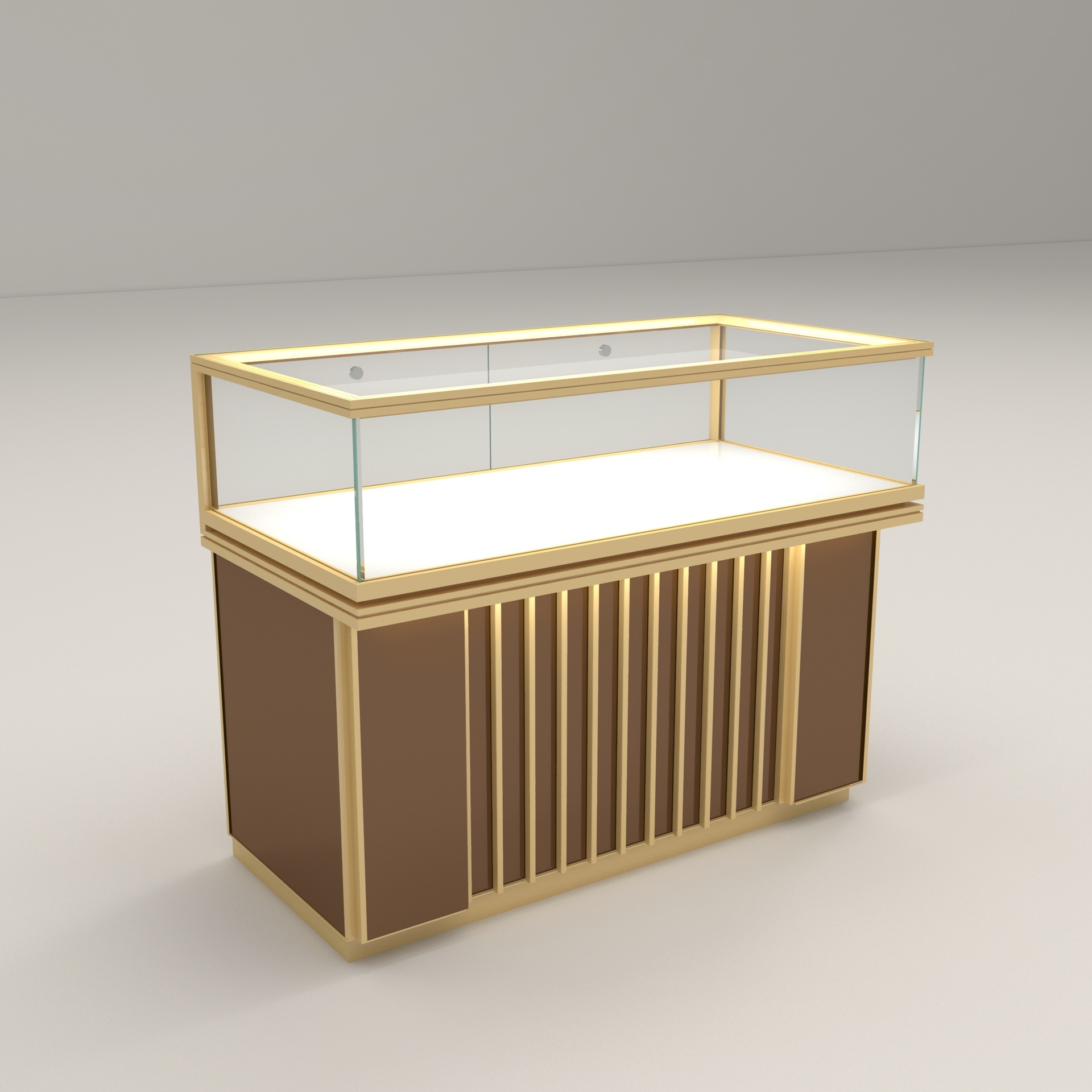 Glass jewelry display cabinet  - Jewelry And Watches Store avis et prix