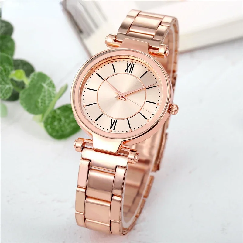 Luxury Rose Gold Stainless Ste - Mystery Jewelry Jar Watches avis et prix