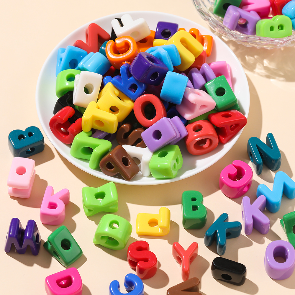 10pcs/lot Mixed Color Big Hole - Jewelry Quotes avis et prix