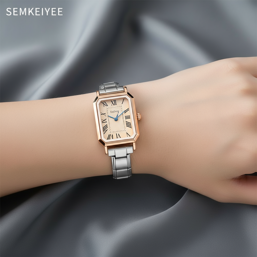 Elegant Women's Rectangle Watc - Jewelry Watches Vintage avis et prix