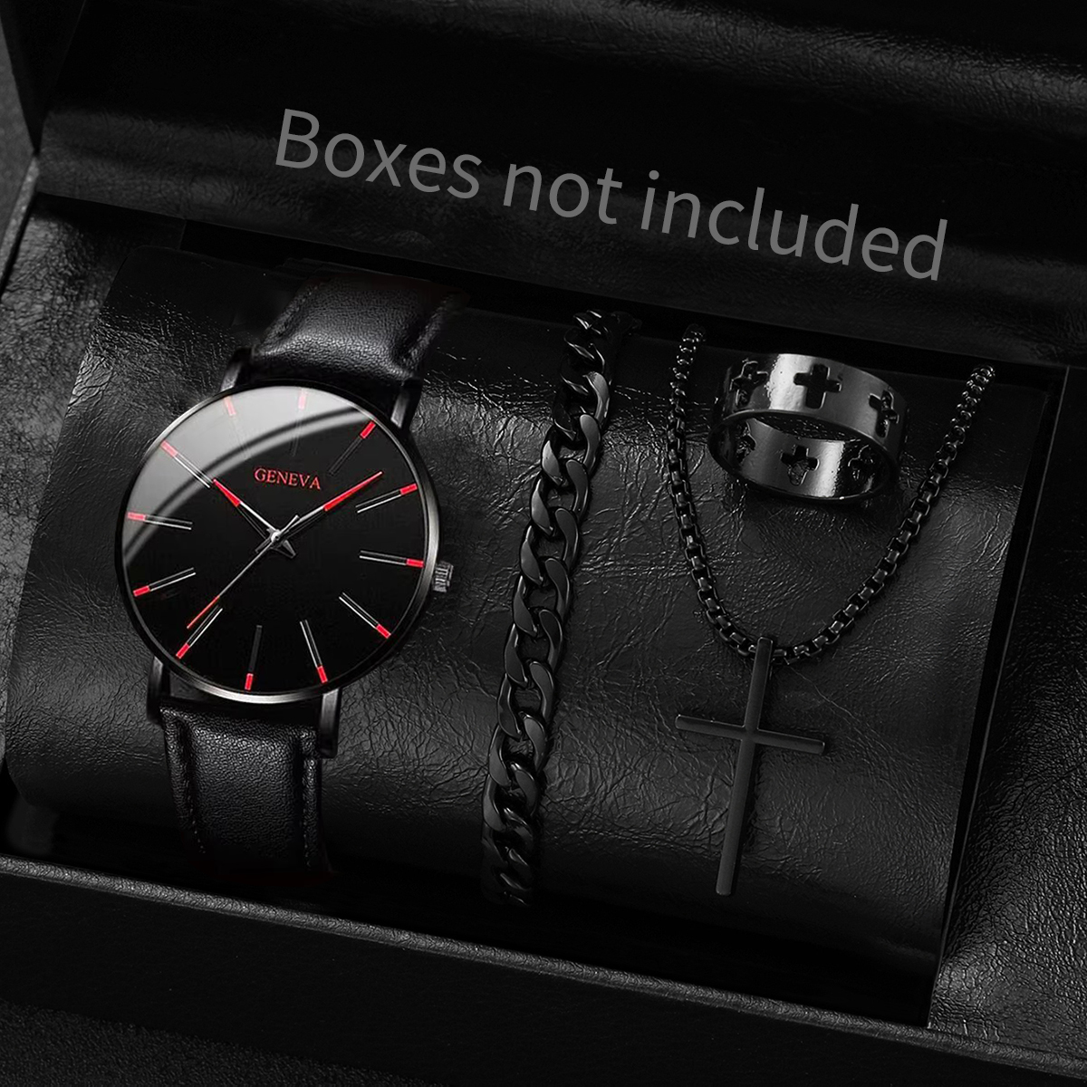4PCS Fashion Ultra-thin Dial M - Mystery Jewelry Jar Watches avis et prix