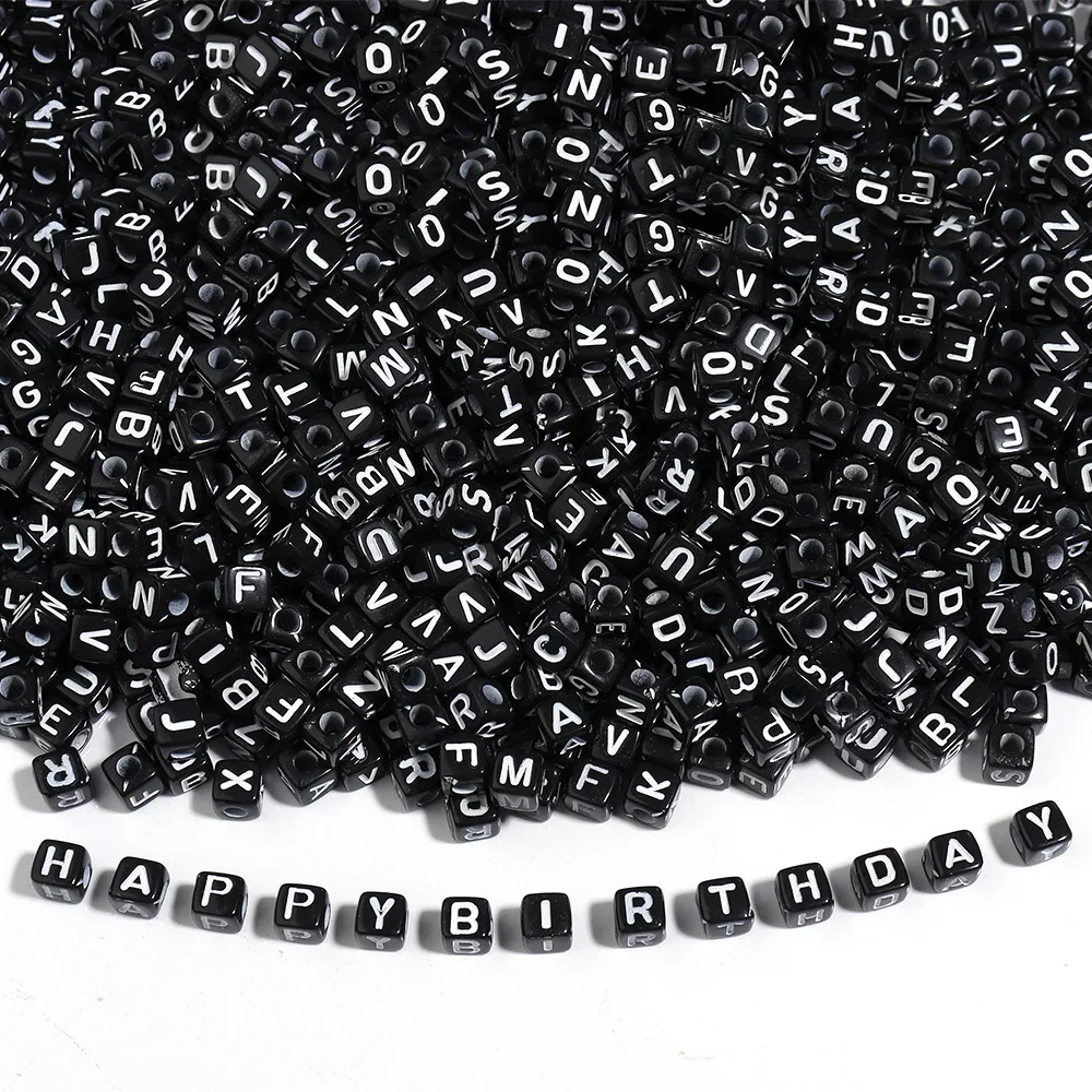100-500pcs Acrylic A-Z Letter  - Jewelry Quotes avis et prix