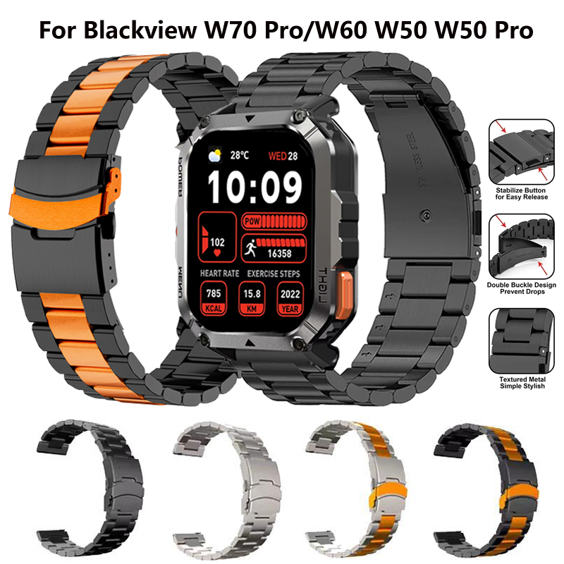 Stainless Steel Bracelet Strap - Jewelry Smart Watches avis et prix