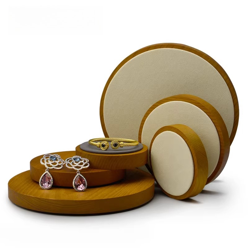 Solid Wood Jewelry Display Tra - Jewelry And Watches Store avis et prix