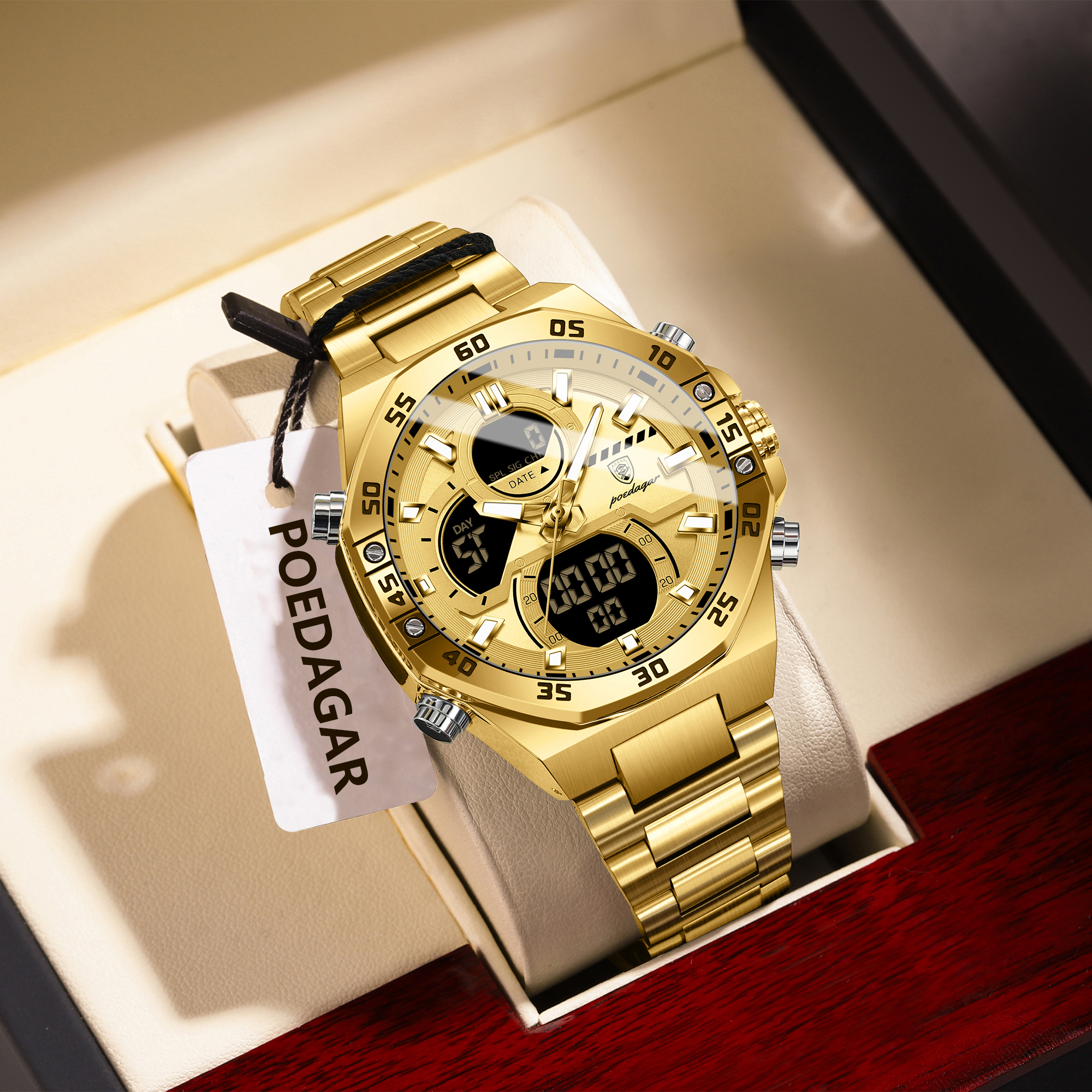 POEDAGAR Sport Men Watch LED W - Jewellery Watches avis et prix