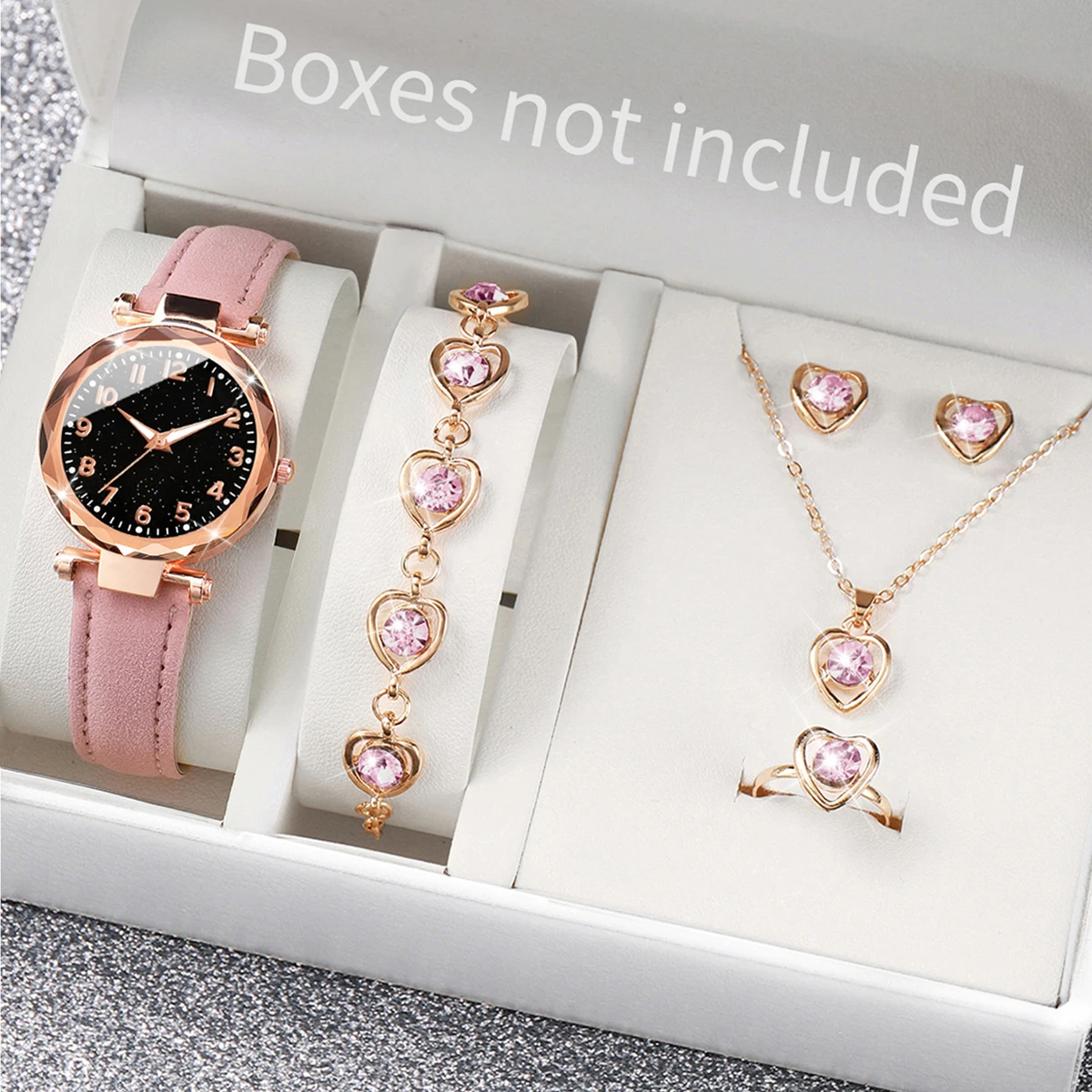 5/6PCS Fashion Women Watches C - Mystery Jewelry Jar Watches avis et prix