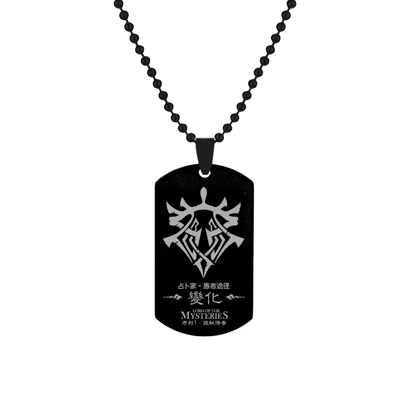 Anime Lord of the Mysteries Ne - Mens Dog Tag Necklace avis et prix