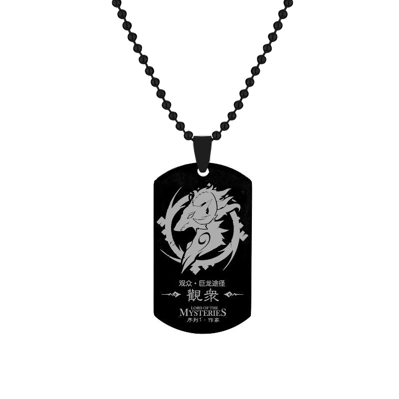 Anime Lord of the Mysteries Ne - Mens Dog Tag Necklace avis et prix