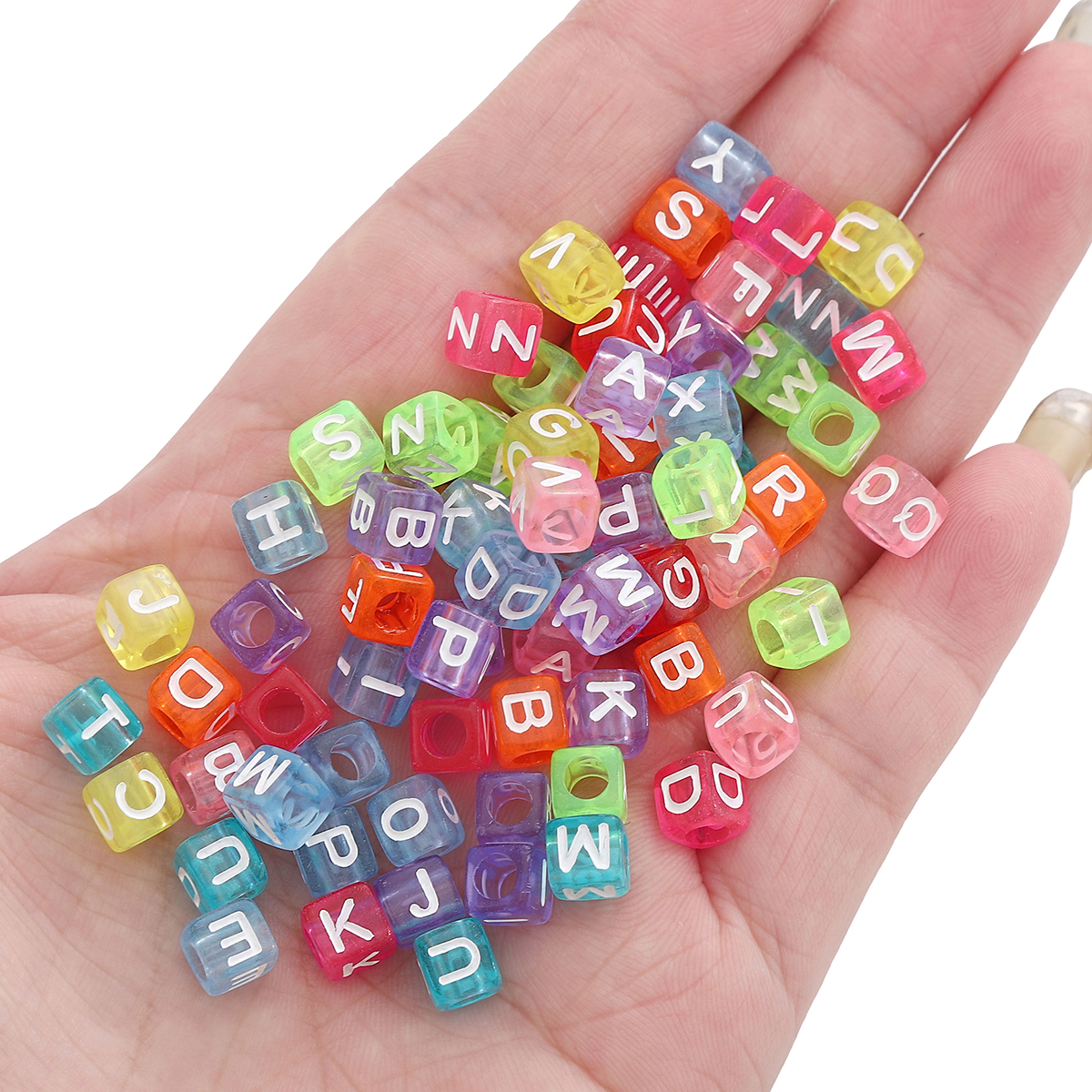 6x6mm Acrylic Translucent Squa - Jewelry Quotes avis et prix