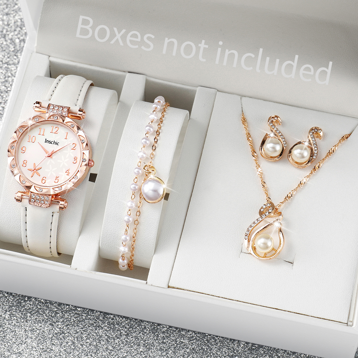 5/6PCS Fashion Rhinestone Wome - Mystery Jewelry Jar Watches avis et prix