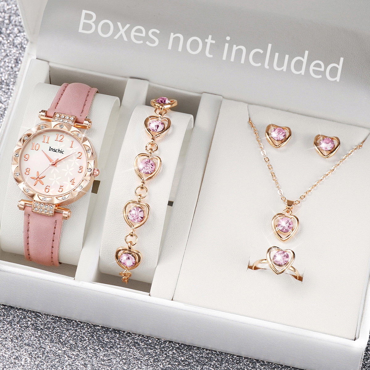 5/6PCS Fashion Rhinestone Wome - Mystery Jewelry Jar Watches avis et prix
