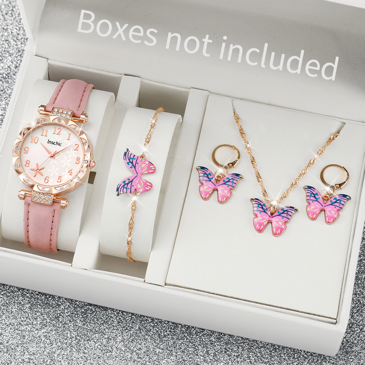 5/6PCS Fashion Rhinestone Wome - Mystery Jewelry Jar Watches avis et prix